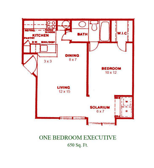 Marsh Harbour Apartment Floorr Plan 1